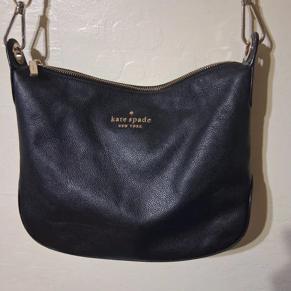 Kate Spade Black Leather Shoulder Bag - Picture 7 of 9